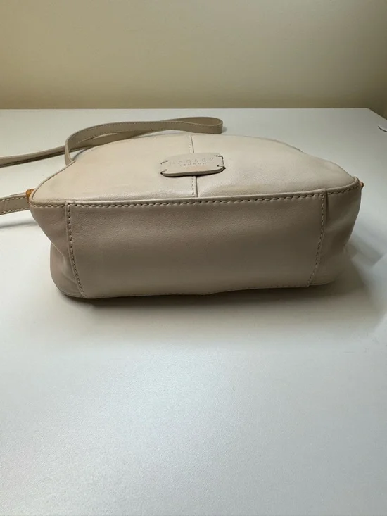 RADLEY LONDON Cream Leather Crossbody with Tan Accents - Picture 4 of 16